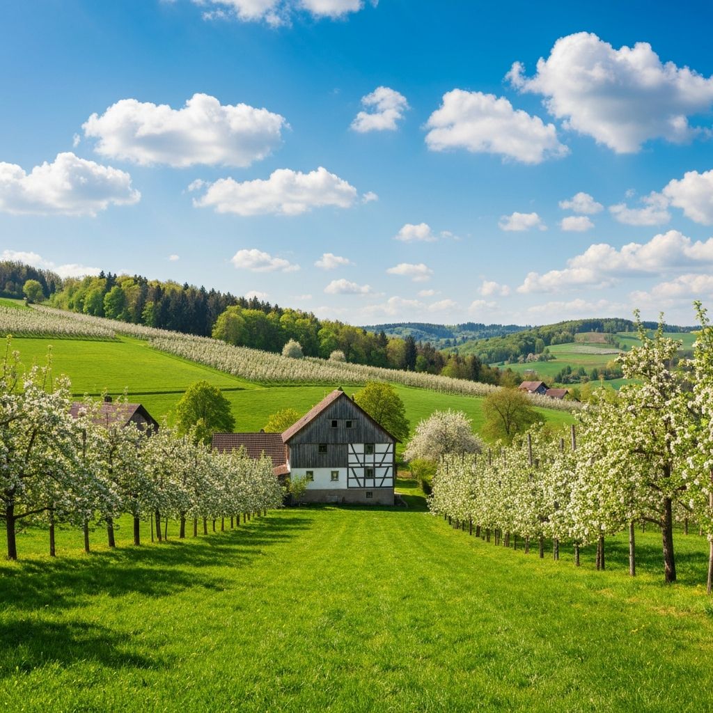 Historische deutsche Obstgärten
